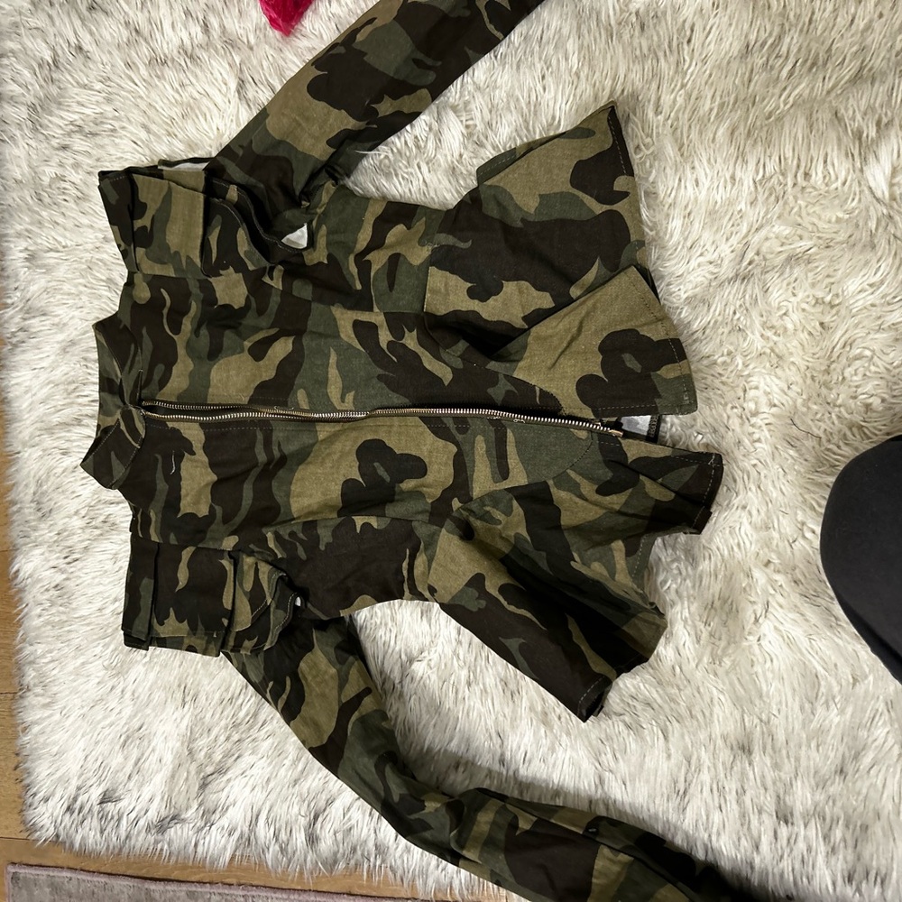 Fashion Nova Camouflage Jacket
